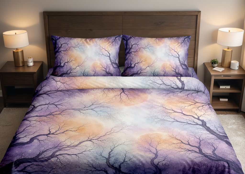 Amethyst Dawn Canopy Bedding Set