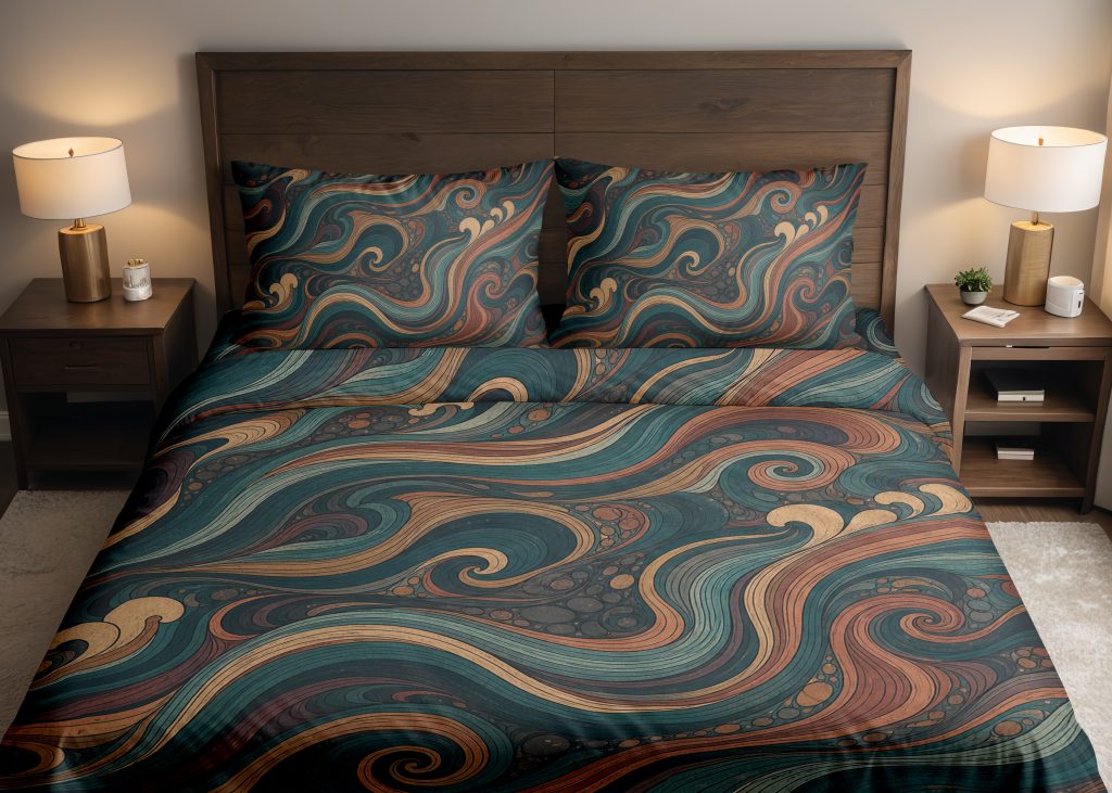 Copper Tide Labyrinth Bedding Set