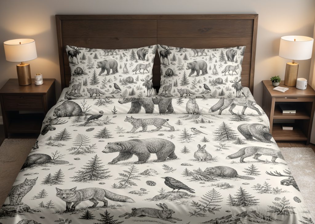 Northern Woodland Bestiary Bedding Set