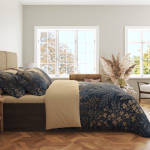 Plumwood Garden Vista Bedding Set mockup 2