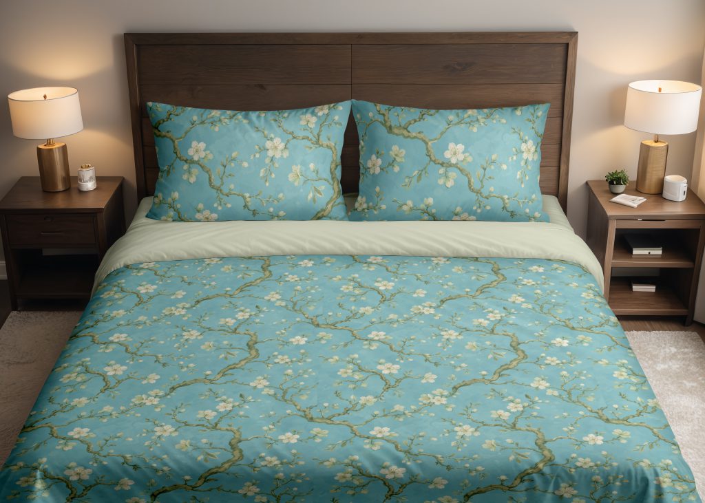 Sea Glass Blossom Bough Bedding Set