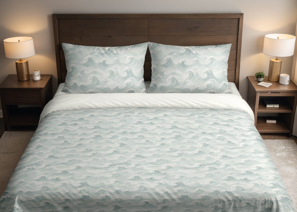 Seafoam Crest Rhythm Bedding Set
