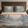 Snowpine River Bedding Set mockup 1