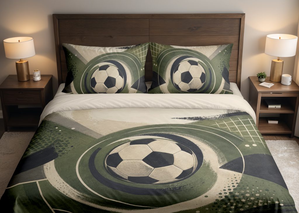 Verdant Pitch Orbit Bedding Set