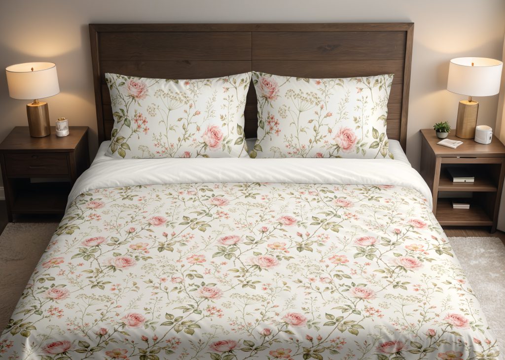 Blush Briar Botanical Bedding Set