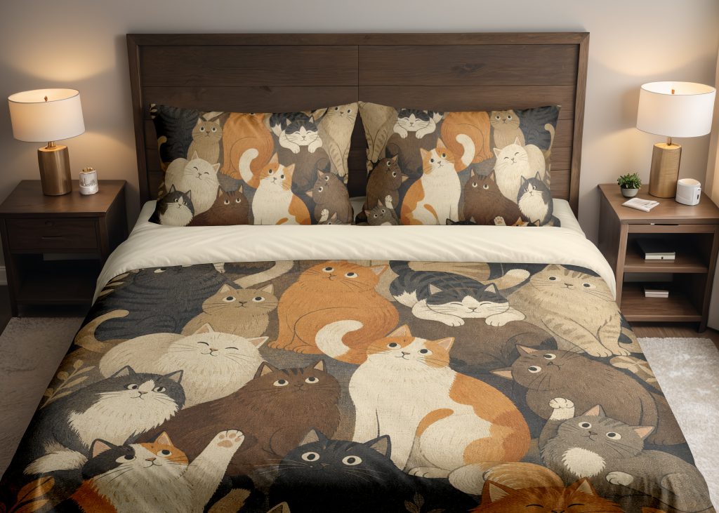 Cocoa Cat Assembly Bedding Set