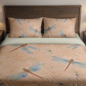 Copperwing Dragonfly Drift Bedding Set