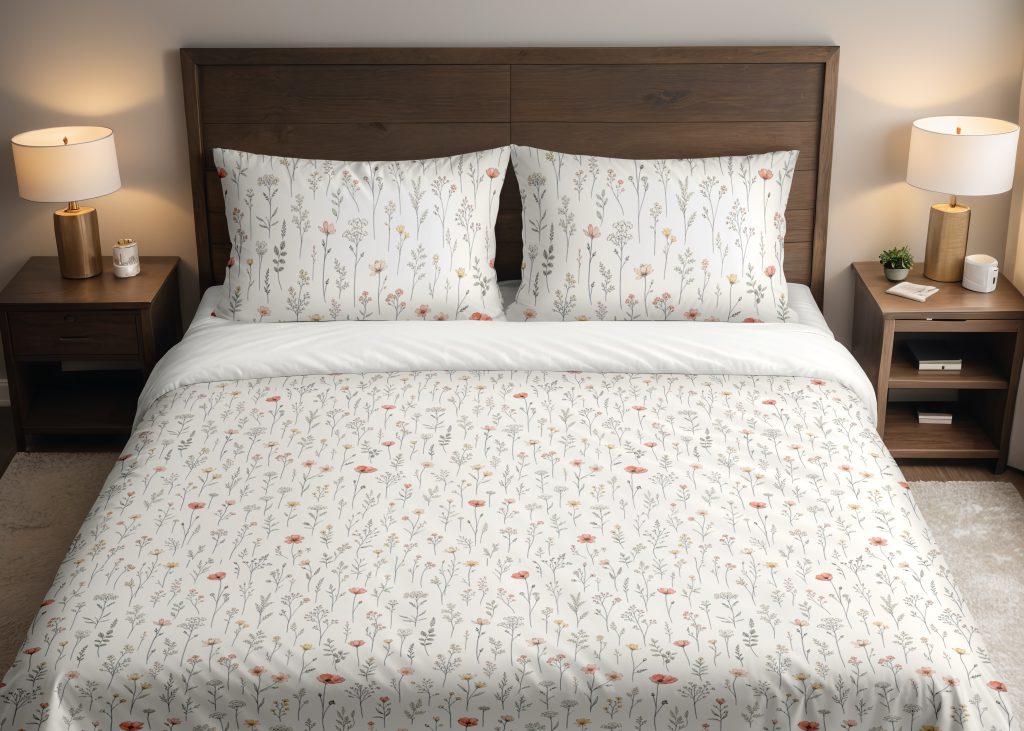 Coral Line Meadow Bedding Set