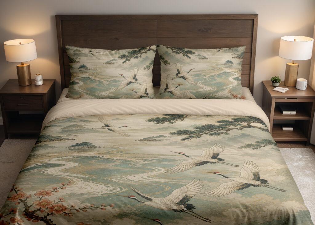 Crane Tide Estuary Bedding Set