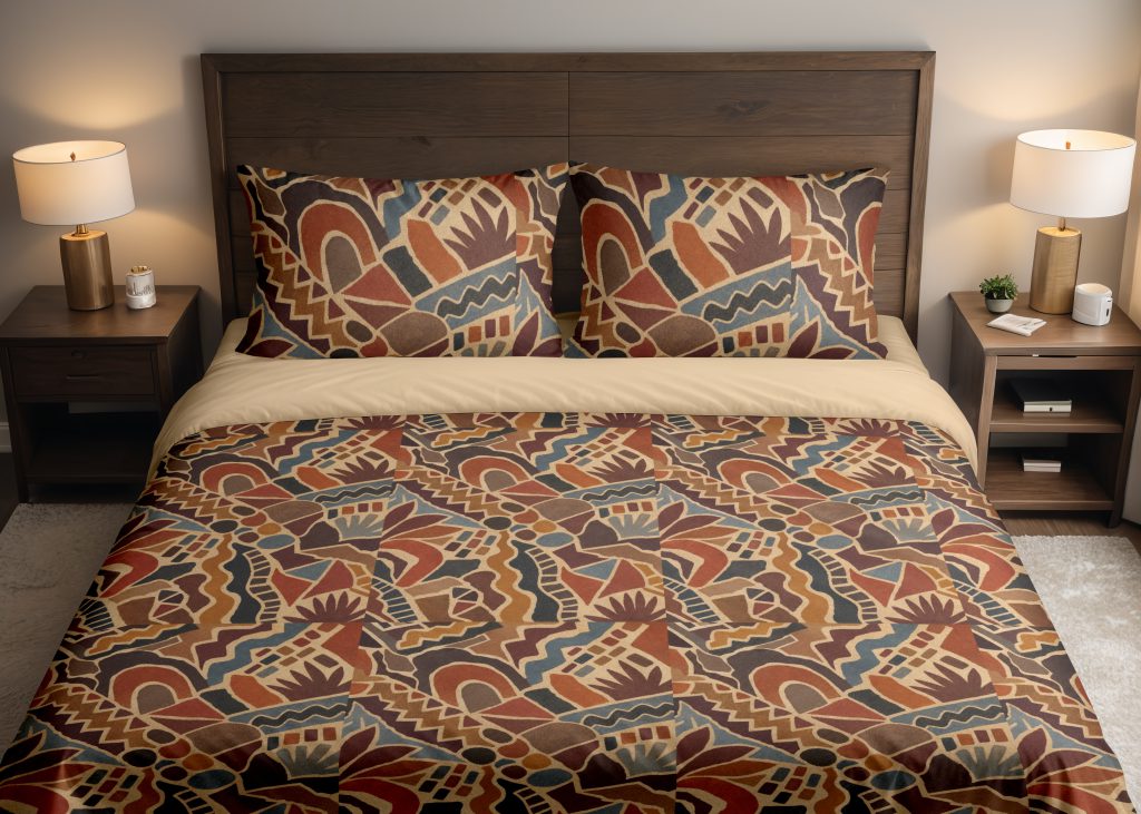 Earthen Fragment Mosaic Bedding Set