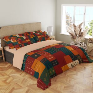Ember Souk Tilework Bedding Set mockup 4
