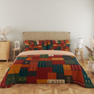 Ember Souk Tilework Bedding Set mockup 5