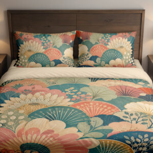 Fanflower Tidal Mosaic Bedding Set