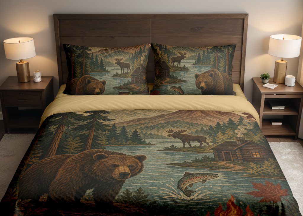 Forest Camp Chronicle Bedding Set