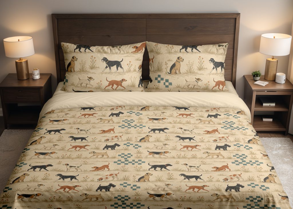 Linen Hound Meadow Bedding Set