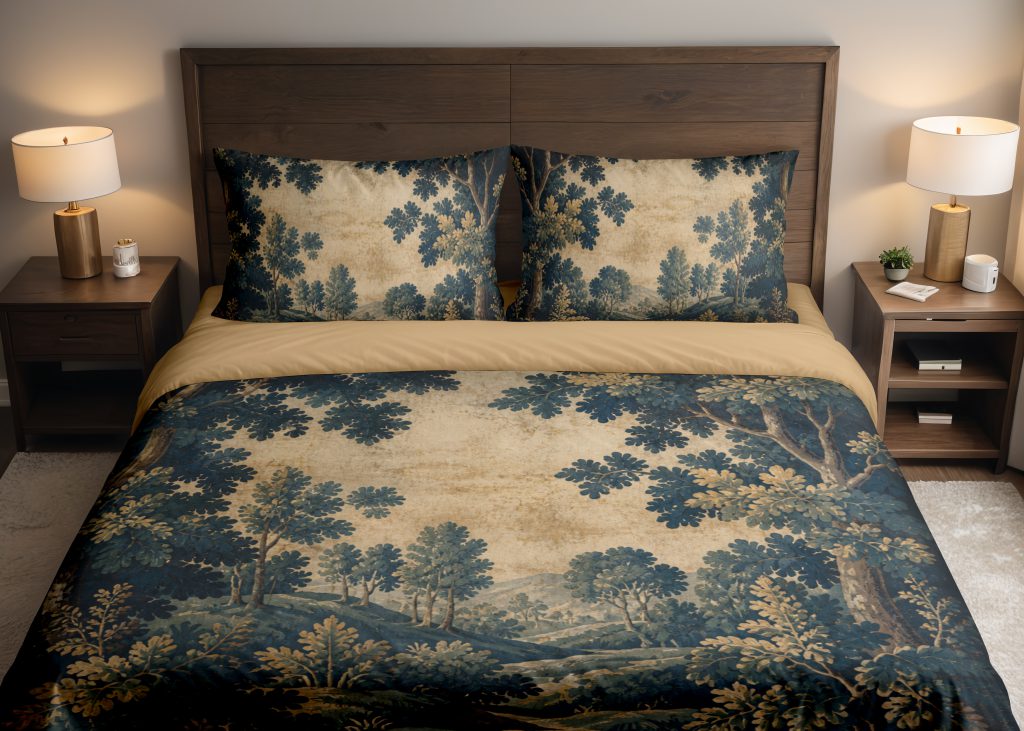 Midnight Verdure Tapestry Grove Bedding Set