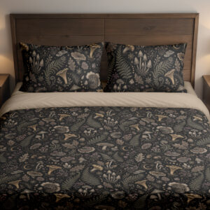 Nocturne Mycology Almanac bedding set