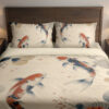 Parchment Koi Camellia Drift Bedding Set