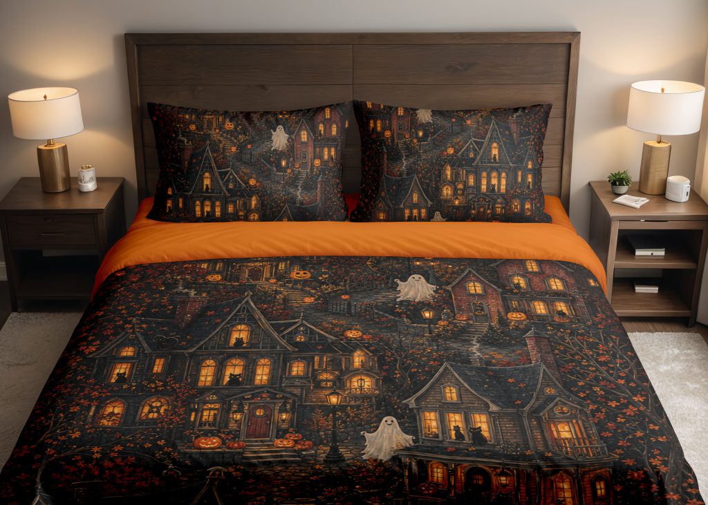 Pumpkin Lantern Hollow Bedding Set