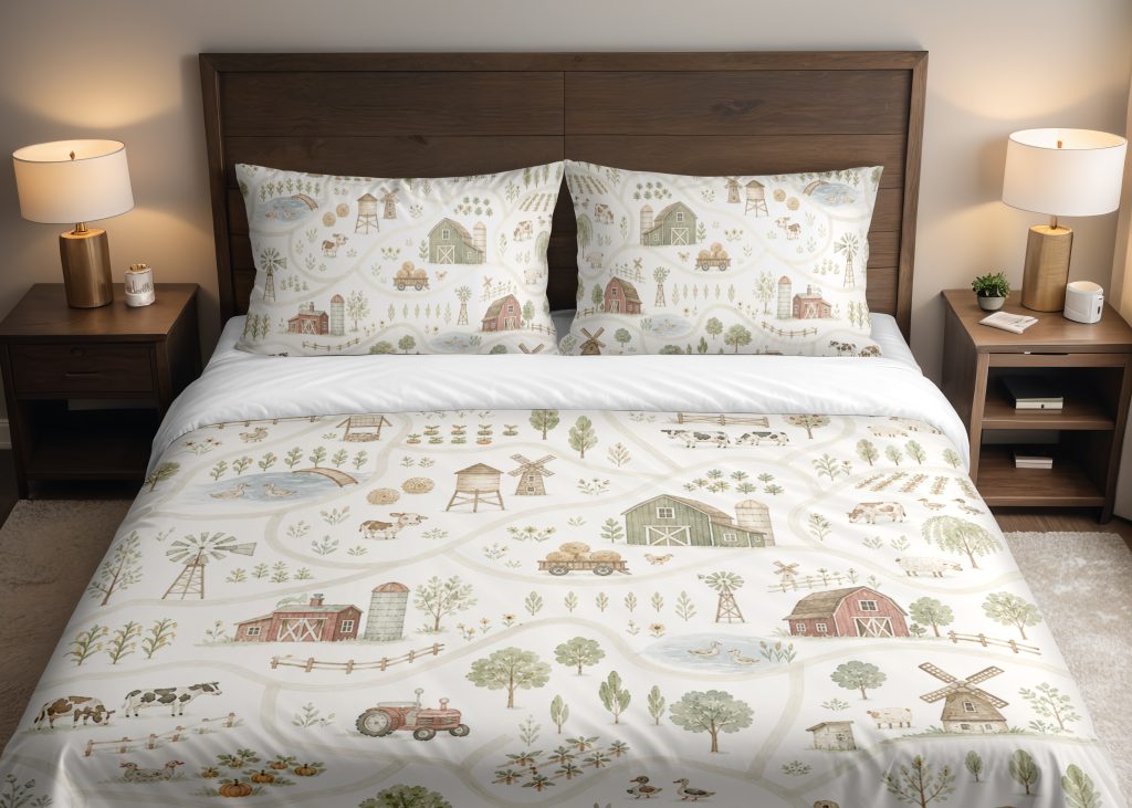Sage Little Farmstead Trails Bedding Set