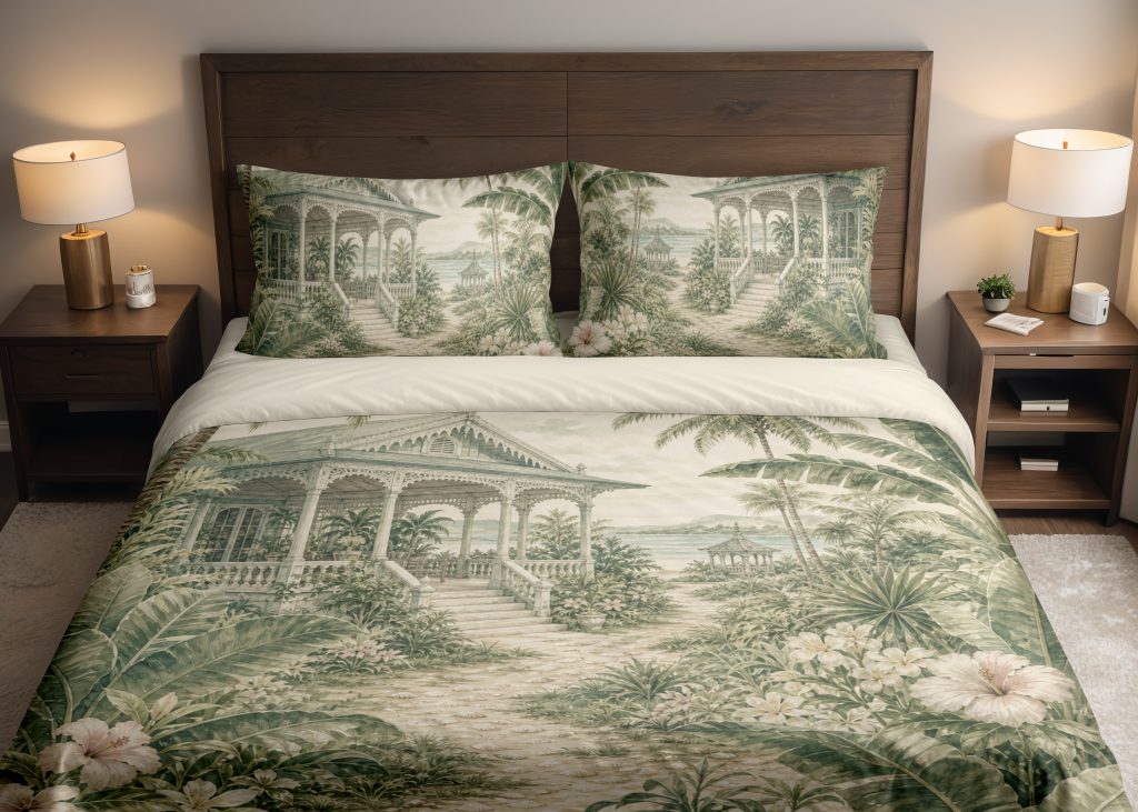 Sage Palm Veranda Passage Bedding Set