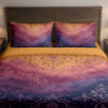 Amethyst Saffron Heirloom Fade Bedding Set — front bedroom view