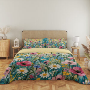Sunwash Daisy Meadow Bedding Set - front bedroom view